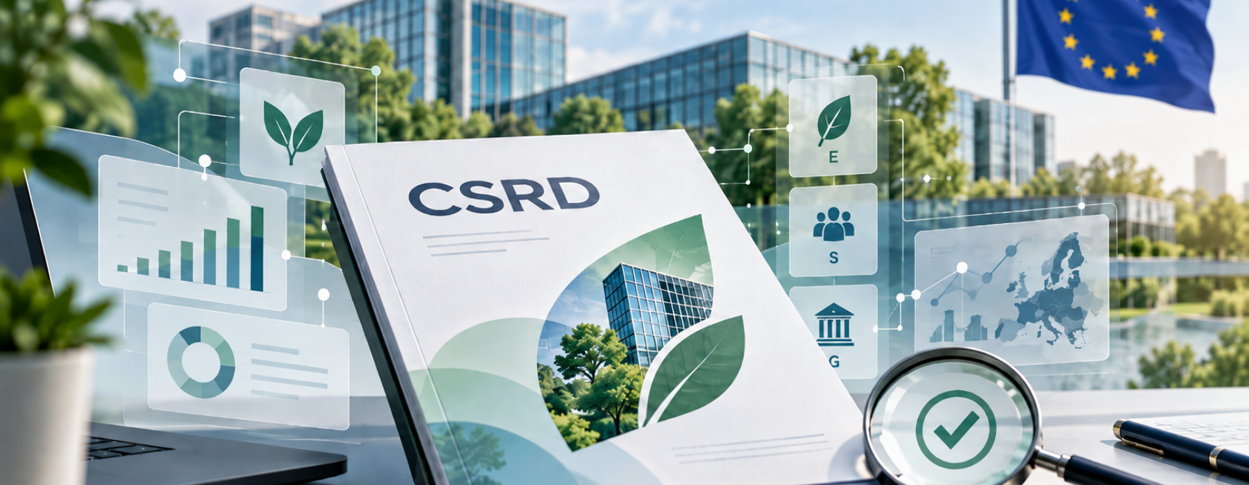CSRD Nachhaltigkeitsbericht mit EU Fokus